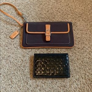 Coach wallet and Wristlet